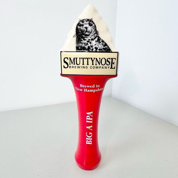 Smuttynose Brewing Company Big A IPA Ceramic Beer Tap Handle Chrislan Ceramics - Picture 1 of 6